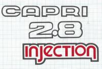 2.8 Injection Striping Kit: Graphite over Red