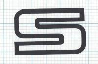 S Vinyl Decal Boot Badge