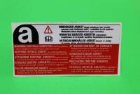 Engine Bay Sticker Set (3)